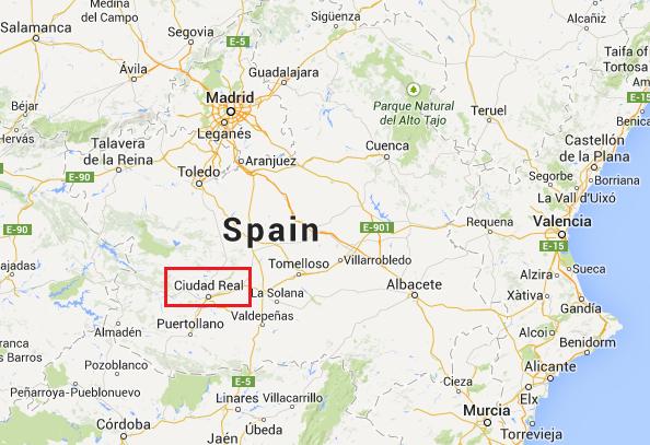 Kaart Ciudad Real